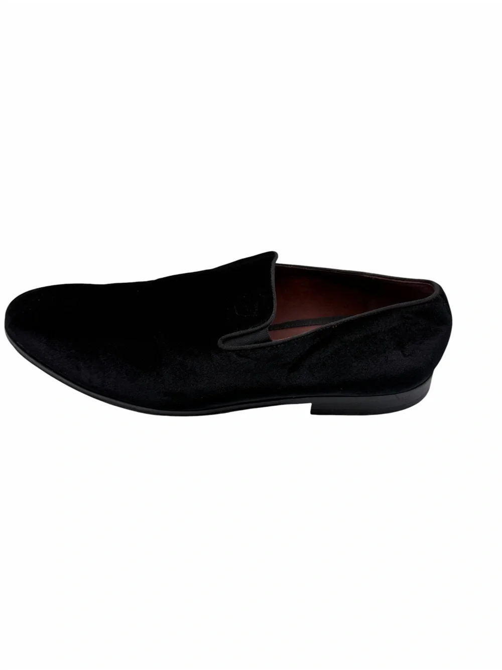 Peter Huber Black Velvet Slip-On Loafers Men’s Size 13 Formal Dress Shoes